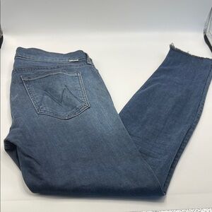 MOTHER Looker Ankle Fray Denim Jeans 29